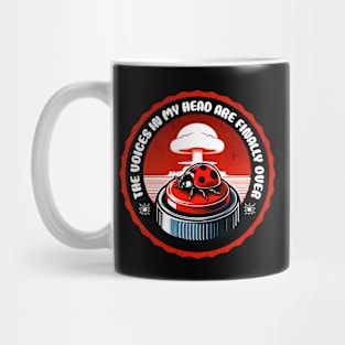 Doomsday Ladybug Presses Wrong Button Mug